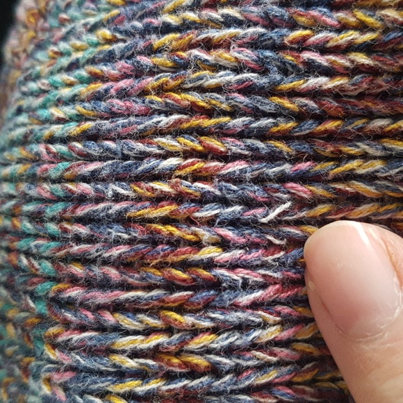 GAP 100% Cotton Women's Marl Knit Boat Neck Sweater Multicolour Size XL - Picture 13 of 15